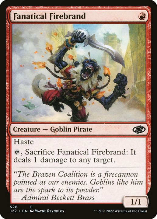 Fanatical Firebrand in the group Magic the Gathering / Types / Colors / Red at Proxyprinters.com (93156)