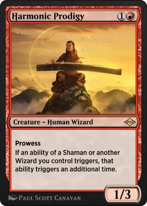 Harmonic Prodigy in the group Magic the Gathering / Types / Creatures / Wizard at Proxyprinters.com (9316)