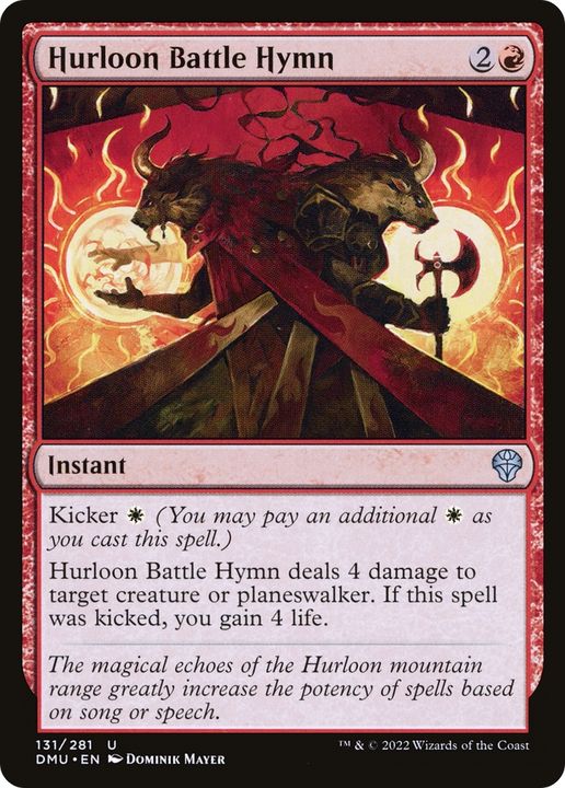 Hurloon Battle Hymn in the group Magic the Gathering / Types / Colors / Red at Proxyprinters.com (93173)