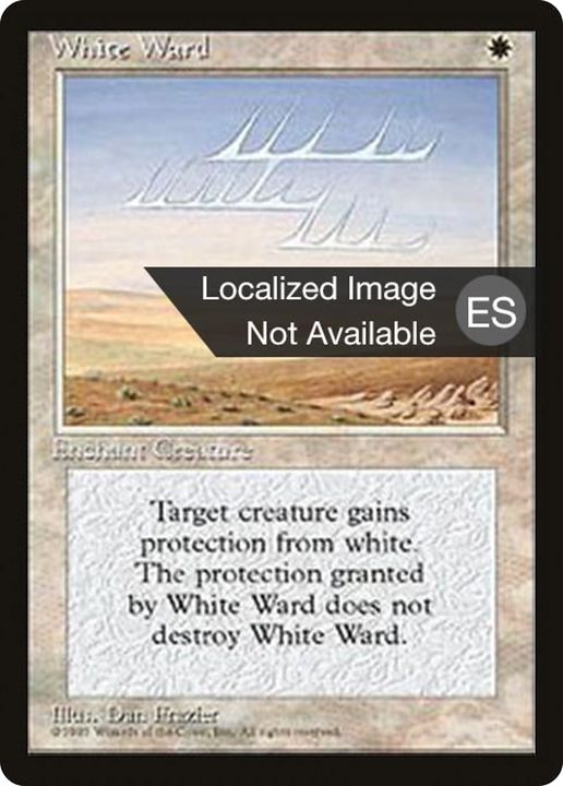 White Ward in the group Magic the Gathering / Types / Colors / White at Proxyprinters.com (93209)