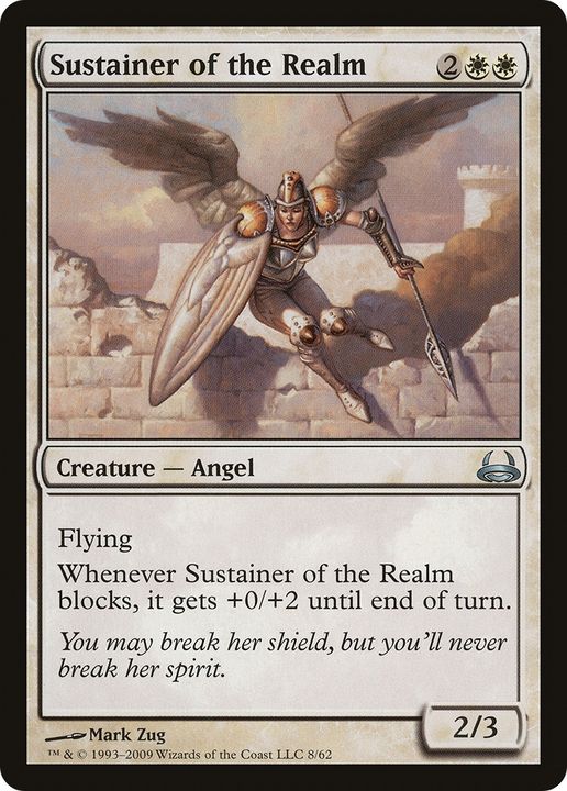 Sustainer of the Realm in the group Magic the Gathering / Types / Colors / White at Proxyprinters.com (93214)