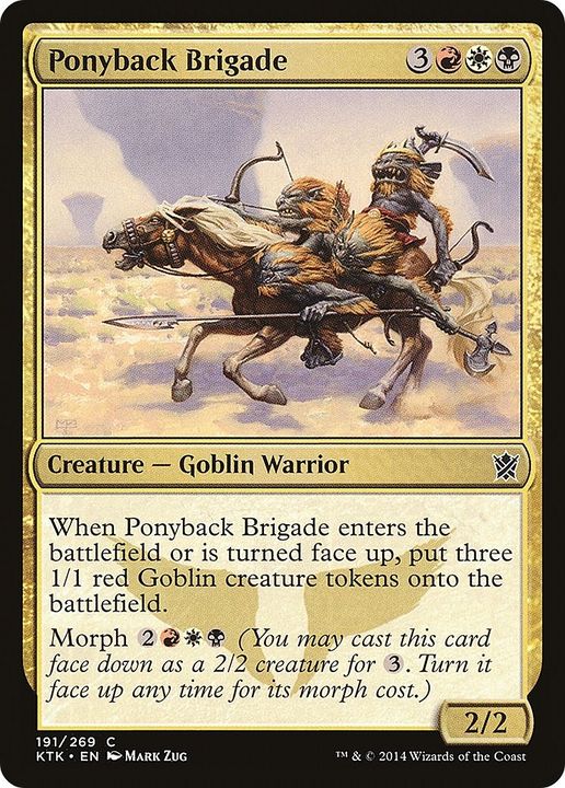 Ponyback Brigade in the group Magic the Gathering / Sets / Khans of Tarkir at Proxyprinters.com (9322)