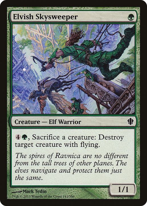 Elvish Skysweeper in the group Magic the Gathering / Sets / Commander 2013 at Proxyprinters.com (93226)