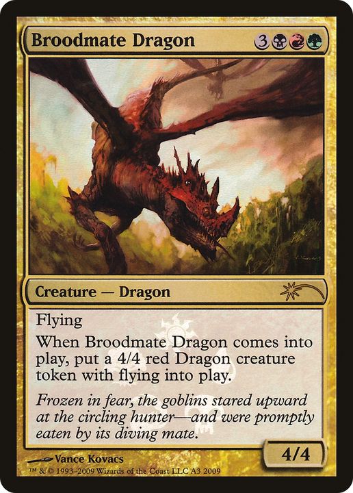 Broodmate Dragon in the group Magic the Gathering / Types / Colors / Multicolors / B, G, R at Proxyprinters.com (93230)