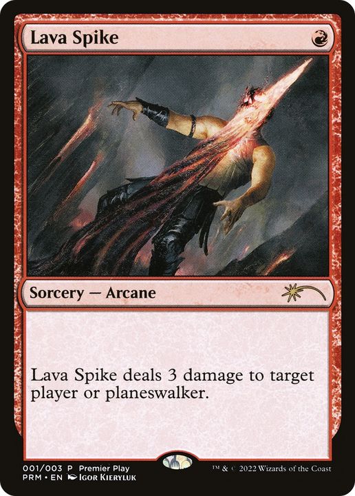 Lava Spike in the group Magic the Gathering / Sets / Pro Tour Promos at Proxyprinters.com (93239)