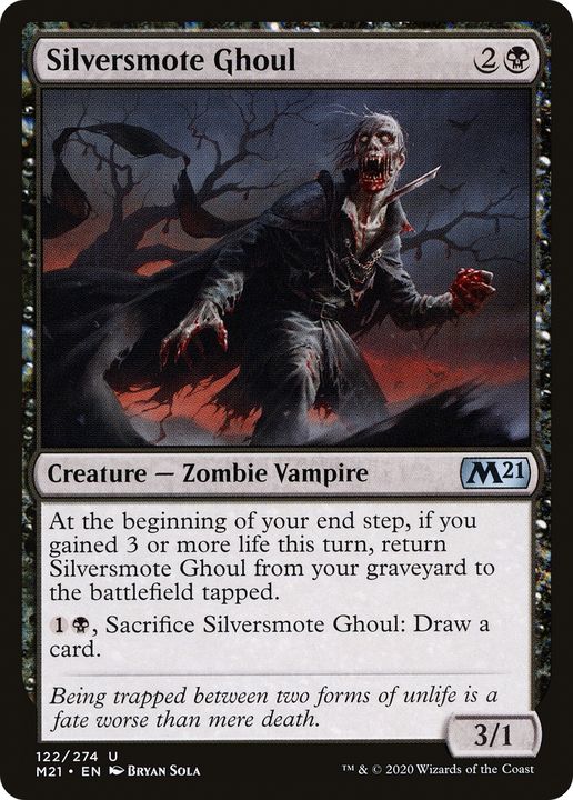 Silversmote Ghoul in the group Magic the Gathering / Sets / Core Set 2021 at Proxyprinters.com (93243)