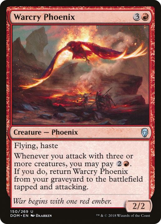 Warcry Phoenix in the group Magic the Gathering / Types / Colors / Red at Proxyprinters.com (93245)