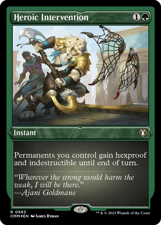 Heroic Intervention in the group Magic the Gathering / Types / Colors / Green at Proxyprinters.com (93254)