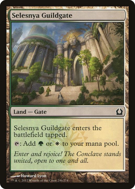 Selesnya Guildgate in the group Magic the Gathering / Types / Colors / Colorless at Proxyprinters.com (93268)