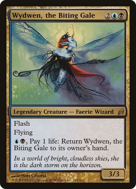 Wydwen, the Biting Gale in the group Magic the Gathering / Types / Colors / Multicolors / B, U at Proxyprinters.com (93285)