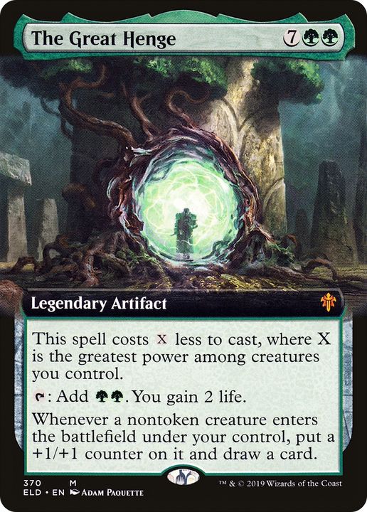 The Great Henge in the group Magic the Gathering / Types / Artifacts / Legendary Artifact at Proxyprinters.com (93320)