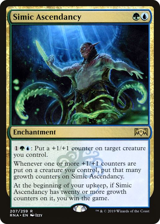 Simic Ascendancy in the group Magic the Gathering / Types / Enchantment / Enchantment at Proxyprinters.com (93330)