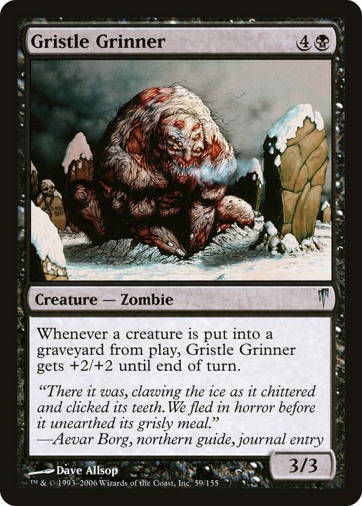 Gristle Grinner in the group Magic the Gathering / Types / Colors / Black at Proxyprinters.com (93340)