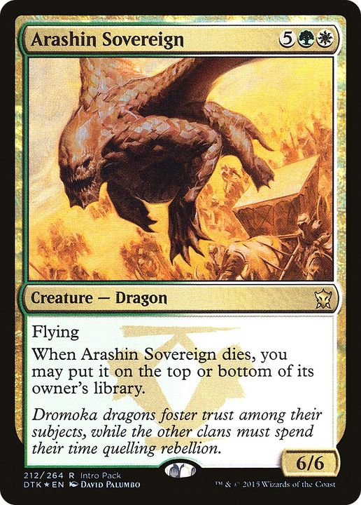 Arashin Sovereign in the group Magic the Gathering / Types / Colors / Multicolors / G, W at Proxyprinters.com (93351)