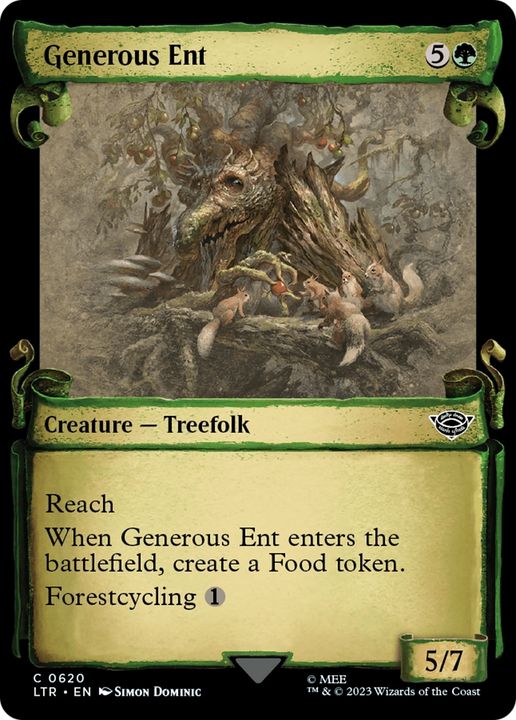 Generous Ent in the group Magic the Gathering / Sets / The Lord of the Rings: Tales of Middle-earth at Proxyprinters.com (93374)