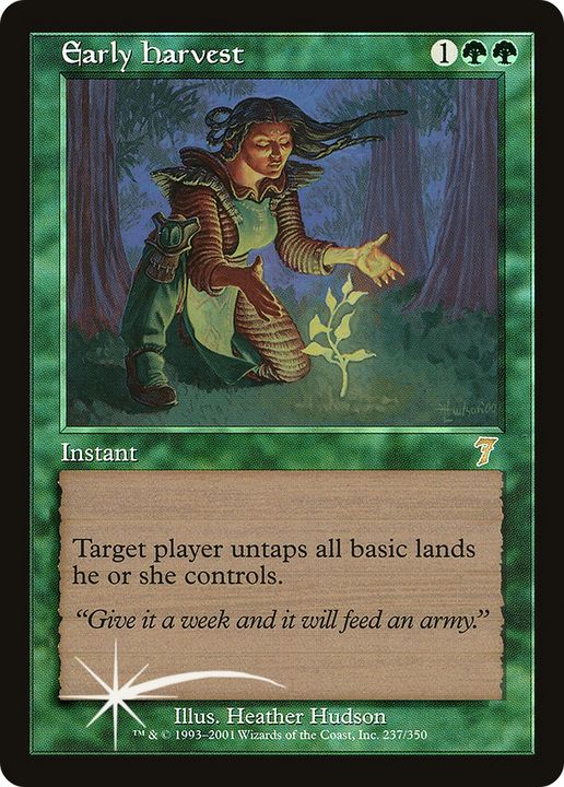 Early Harvest in the group Magic the Gathering / Types / Colors / Green at Proxyprinters.com (93380)