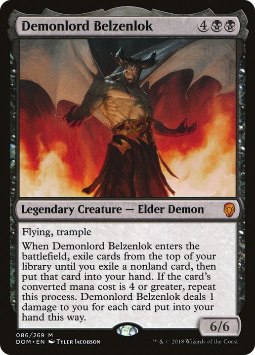 Demonlord Belzenlok in the group Magic the Gathering / Sets / Dominaria at Proxyprinters.com (93392)