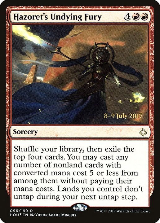 Hazoret's Undying Fury in the group Magic the Gathering / Types / Colors / Red at Proxyprinters.com (9340)