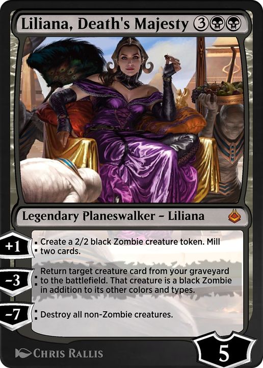 Liliana, Death's Majesty in the group Magic the Gathering / Types / Colors / Black at Proxyprinters.com (9343)