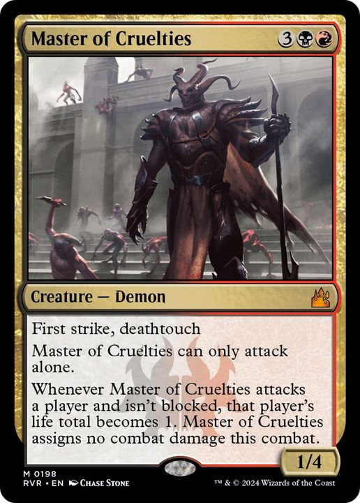 Master of Cruelties in the group Magic the Gathering / Sets / Ravnica: City of Guilds Promos at Proxyprinters.com (93434)