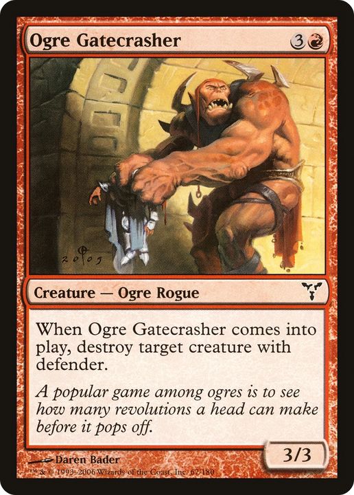 Ogre Gatecrasher in the group Magic the Gathering / Types / Colors / Red at Proxyprinters.com (93441)