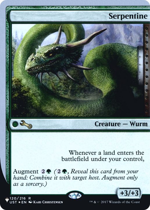 Serpentine in the group Magic the Gathering / Types / Colors / Green at Proxyprinters.com (93454)