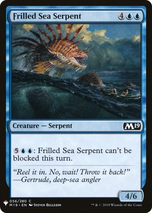 Frilled Sea Serpent in the group Magic the Gathering / Types / Colors / Blue at Proxyprinters.com (93456)