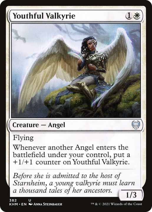 Youthful Valkyrie in the group Magic the Gathering / Types / Colors / White at Proxyprinters.com (93460)