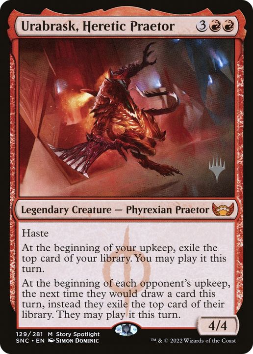 Urabrask, Heretic Praetor in the group Magic the Gathering / Sets / Streets of New Capenna Promos at Proxyprinters.com (93476)