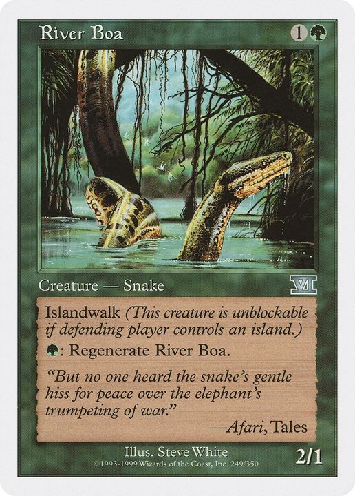 River Boa in the group Magic the Gathering / Sets / Classic Sixth Edition at Proxyprinters.com (93479)