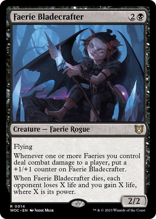 Faerie Bladecrafter in the group Magic the Gathering / Sets / Wilds of Eldraine Commander Tokens at Proxyprinters.com (93489)