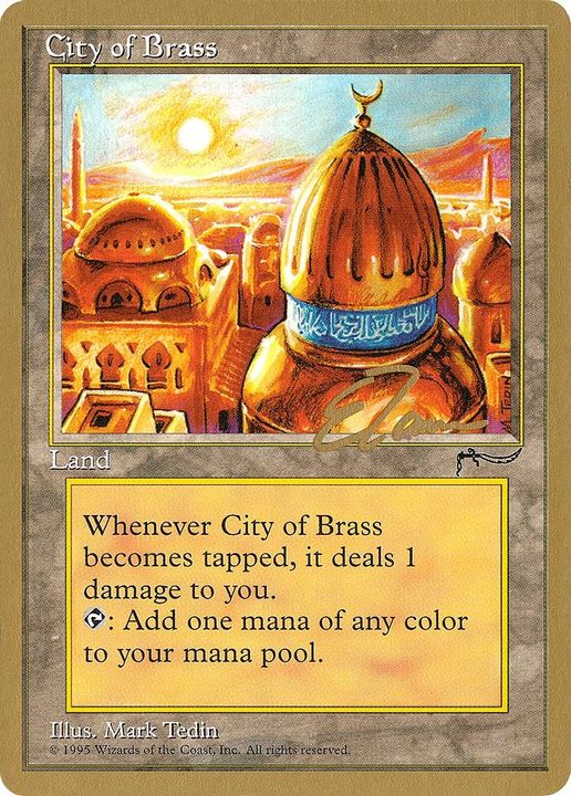 City of Brass in the group Magic the Gathering / Sets / Pro Tour Collector Set at Proxyprinters.com (9349)