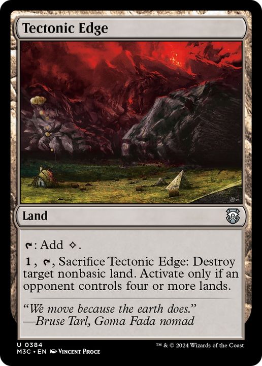 Tectonic Edge in the group Magic the Gathering / Sets / Modern Horizons 3 Tokens at Proxyprinters.com (93508)