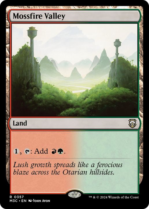 Mossfire Valley in the group Magic the Gathering / Sets / Modern Horizons 3 Tokens at Proxyprinters.com (93514)