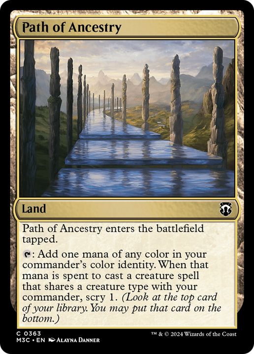 Path of Ancestry in the group Magic the Gathering / Sets / Modern Horizons 3 Tokens at Proxyprinters.com (93521)