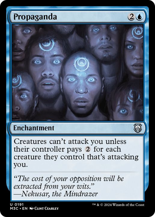 Propaganda in the group Magic the Gathering / Sets / Modern Horizons 3 Tokens at Proxyprinters.com (93526)