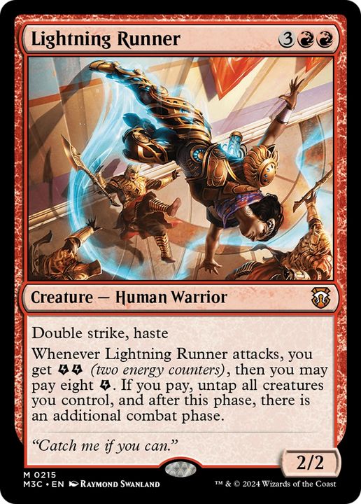 Lightning Runner in the group Magic the Gathering / Sets / Modern Horizons 3 Tokens at Proxyprinters.com (93532)