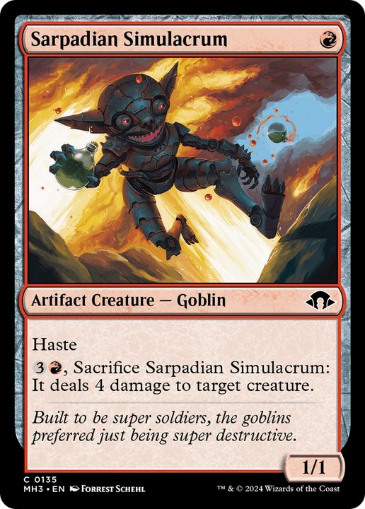 Sarpadian Simulacrum in the group Magic the Gathering / Sets / Modern Horizons 3 Commander at Proxyprinters.com (93536)