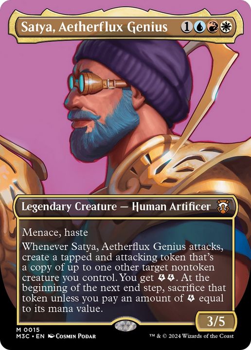 Satya, Aetherflux Genius in the group Magic the Gathering / Sets / Modern Horizons 3 Tokens at Proxyprinters.com (93543)