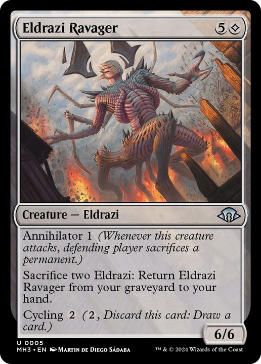 Eldrazi Ravager in the group Magic the Gathering / Sets / Modern Horizons 3 Commander at Proxyprinters.com (93550)