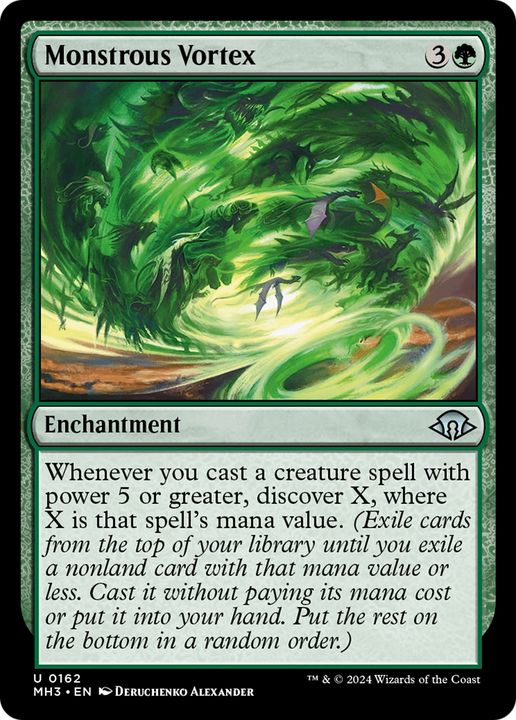 Monstrous Vortex in the group Magic the Gathering / Sets / Modern Horizons 3 Commander at Proxyprinters.com (93590)