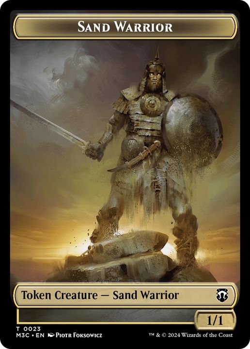 Sand Warrior in the group Magic the Gathering / Sets / Modern Horizons Art Series at Proxyprinters.com (93594)