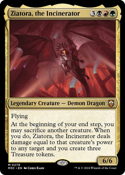 Ziatora, the Incinerator in the group Magic the Gathering / Sets / Modern Horizons 3 Tokens at Proxyprinters.com (93621)