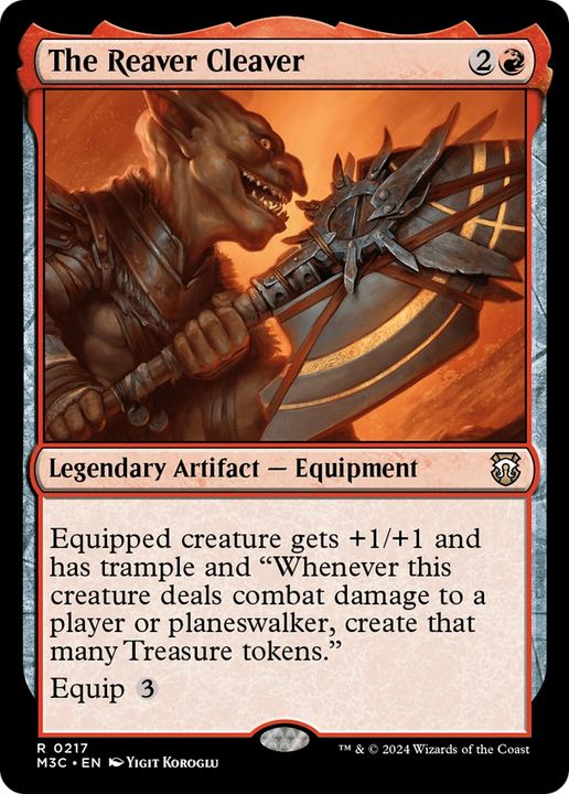 The Reaver Cleaver in the group Magic the Gathering / Sets / Modern Horizons 3 Tokens at Proxyprinters.com (93622)