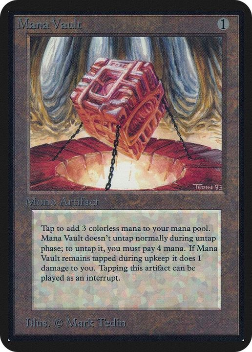 Mana Vault in the group Magic the Gathering / Types / Artifacts / Artifact at Proxyprinters.com (9366)