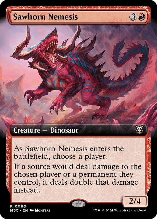 Sawhorn Nemesis in the group Magic the Gathering / Sets / Modern Horizons 3 Tokens at Proxyprinters.com (93681)