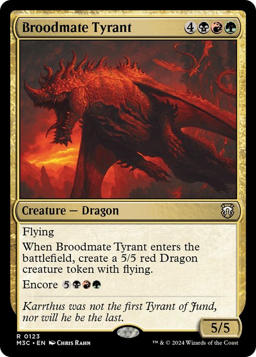 Broodmate Tyrant in the group Magic the Gathering / Sets / Modern Horizons 3 Tokens at Proxyprinters.com (93684)