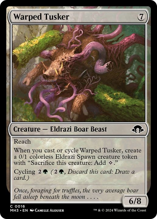 Warped Tusker in the group Magic the Gathering / Sets / Modern Horizons 3 Commander at Proxyprinters.com (93689)