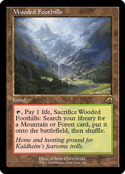 Wooded Foothills in the group Magic the Gathering / Sets / Modern Horizons 3 Commander at Proxyprinters.com (93705)