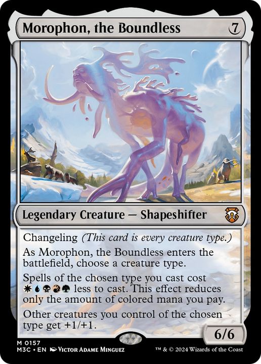 Morophon, the Boundless in the group Magic the Gathering / Sets / Modern Horizons 3 Tokens at Proxyprinters.com (93719)